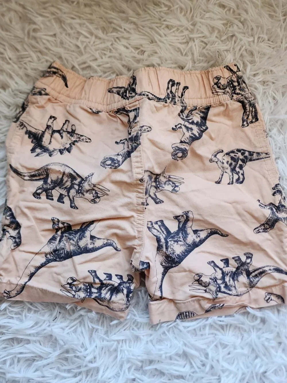5/$10 - Dinosaur Print Cotton Shorts